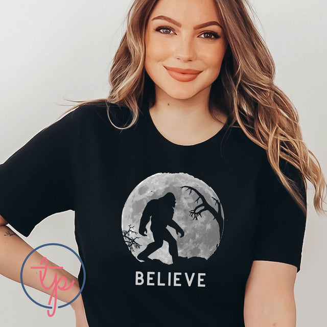 Believe Bigfoot Moon