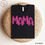 Mama Faux Hot Pink Sequin