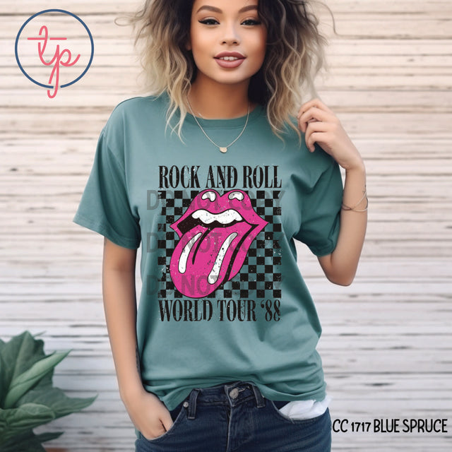 Rock Roll World Tour Checkered