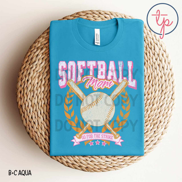 Coquette Softball Mom