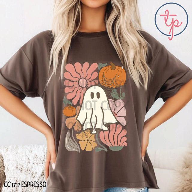 Boho Floral Ghost