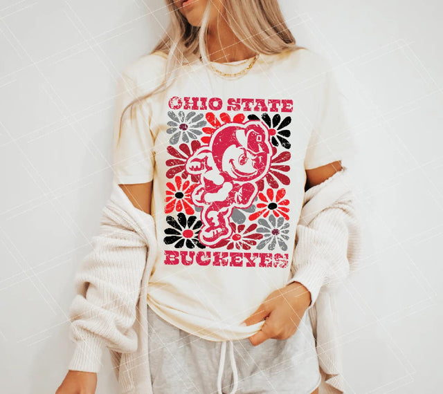 Ohio State Buckeyes Floral Mascot