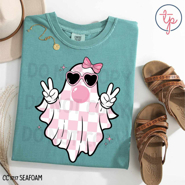 Retro Pink Check Ghost