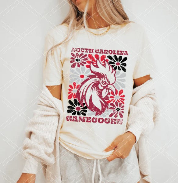 South Carolina Gamecoocks Floral Mascot